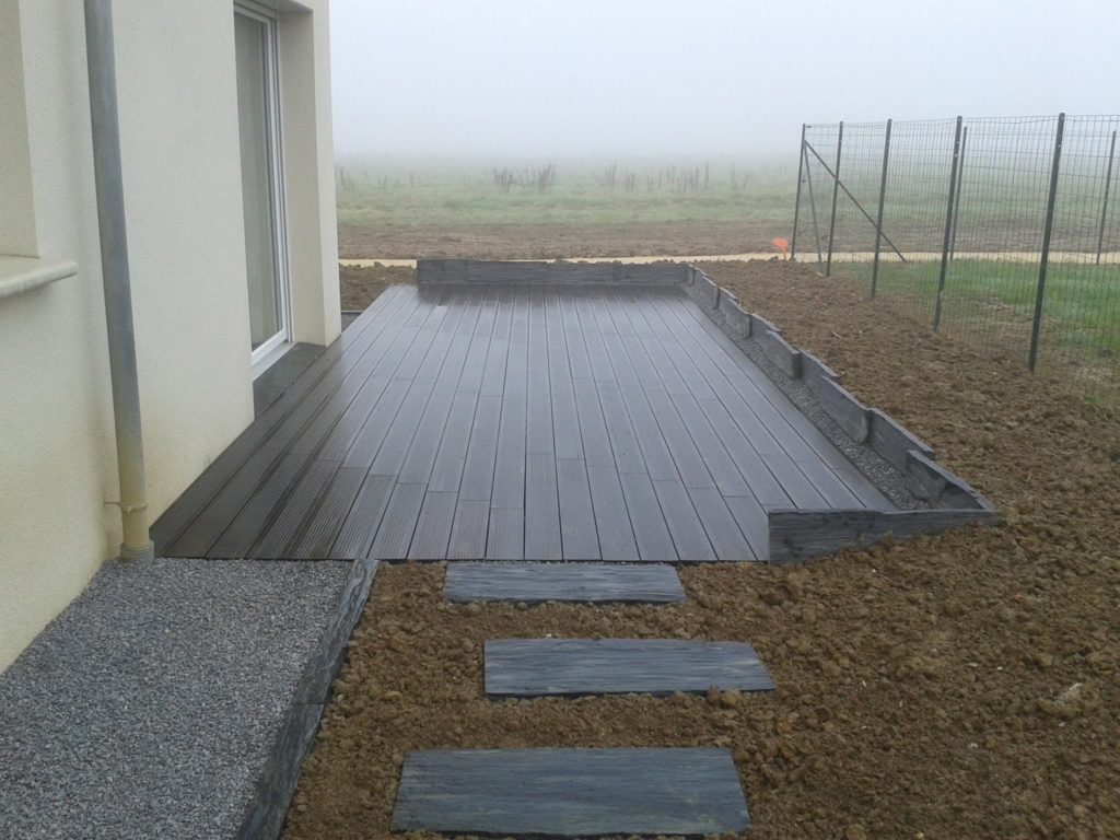 Terrasse bois par Entre Pierres et Vert